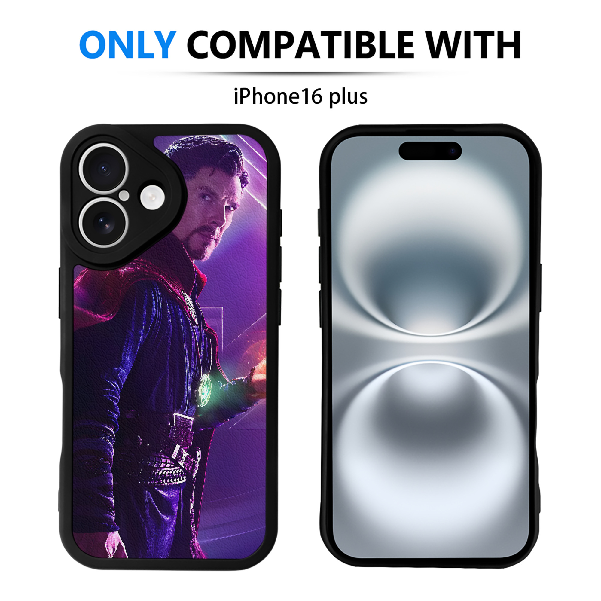 （画像用） アベンジャーズ The Avengers 【iPhone 16シリーズ対応】シリコンスマホケース（レザー調） 材質：シリコン
